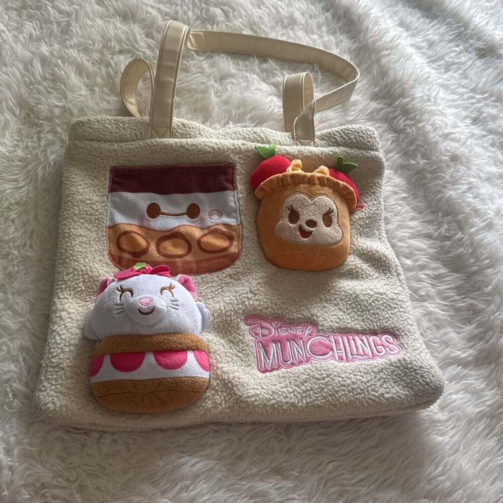 Disney‎ Munchlings Plush Tote Bag Baked Treats